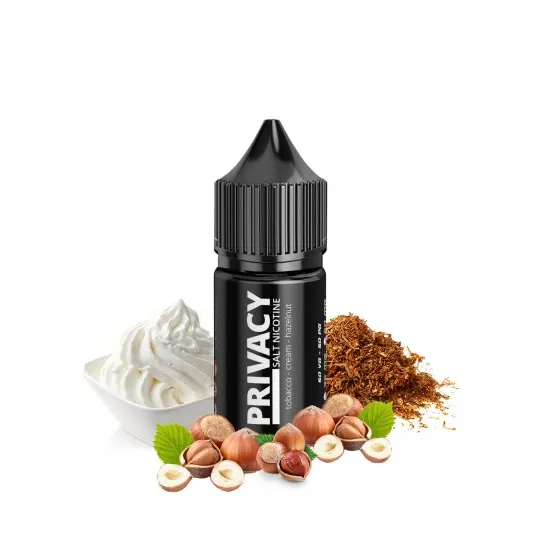 PRİVACY - Tütün Fındık Krema - 30ML Salt Likit Tütün Fındık Krema  Salt Likit