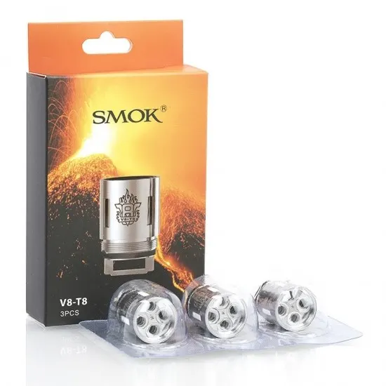 SMOK TFV8 Cloud Beast Q4/T6/T8/T10/X4/RBA Coil (3'lü Paket) SMOK TFV8 Cloud Beast Coil
