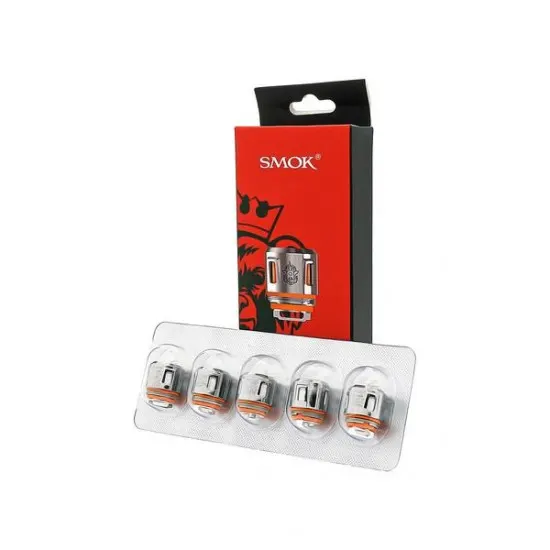 Smok TFV8 V8 Baby - T12 (Turuncu Ledli) 5 Adet Coil Smok TFV8 V8 Baby - T12 Turuncu Coil