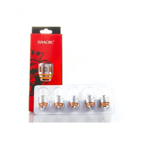 Smok TFV8 V8 Baby - T12 (Turuncu Ledli) 5 Adet Coil Smok TFV8 V8 Baby - T12 Turuncu Coil