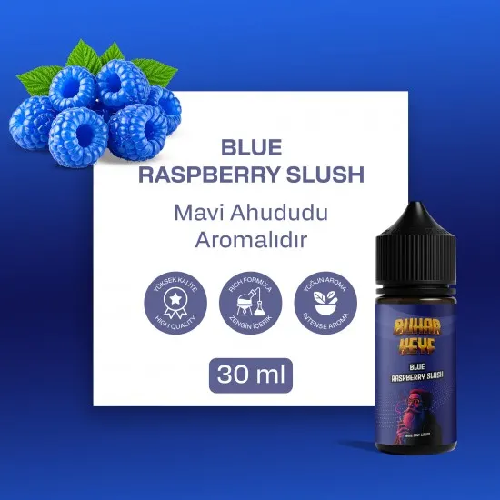 PRİVACY PLUS - Blue Raspberry Sluh  - 30ML Salt Likit