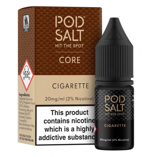 Pod Salt - CORE - CIGARETTE Salt Likit 30ML Pod Salt - CORE - CIGARETTE Salt Likit 30ML