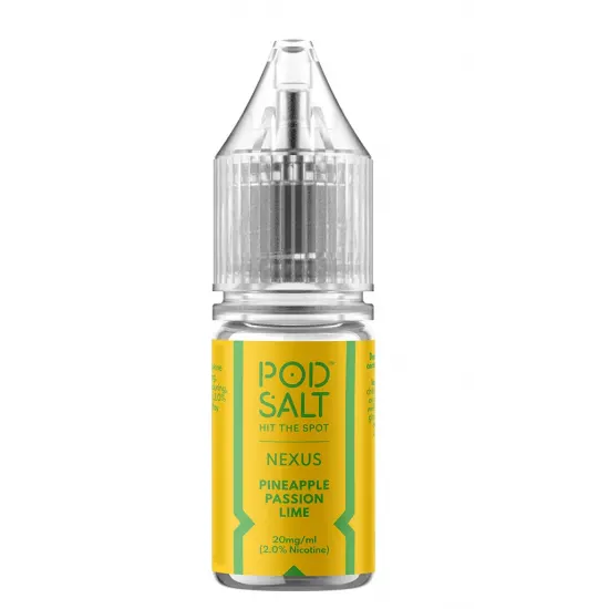 Pod Salt - NEXUS - PINEAPPLE PASSION LIME Salt Likit 30ML Pod Salt - NEXUS - PINEAPPLE PASSION LIME Salt Likit 30ML