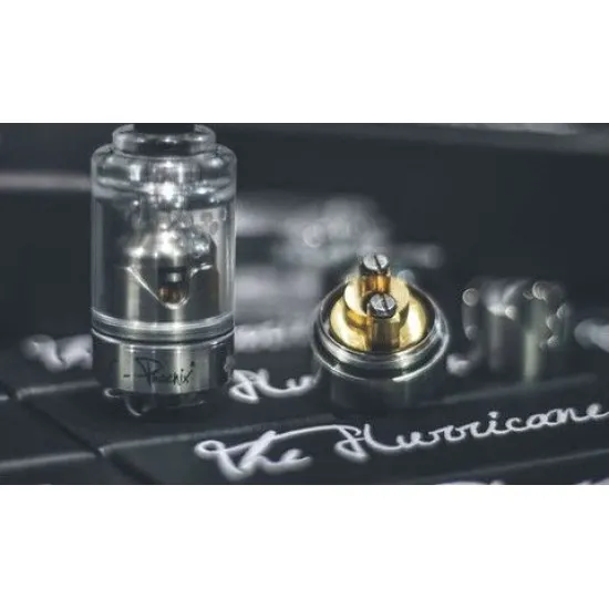 The Hurricane V1 JR. MTL RTA Atomizer The Hurricane RTA Atomizer